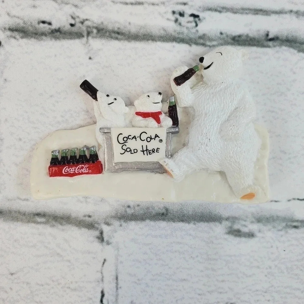 Coca Cola Bears Sold Here Coca Cola 90s Vintage Collectible Magnet 46